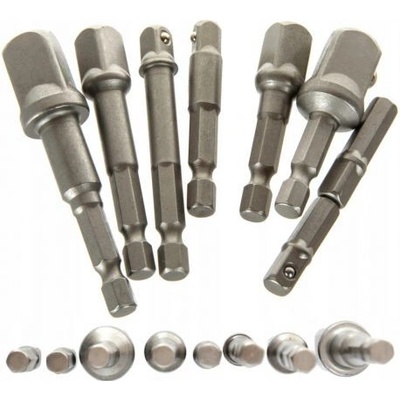 KRAFT&DELE KD1559 Adaptéry na nástrčný kľúč, hlavicu, REDUKCIA NA VŔTAČKY 8ks SADA