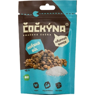 Čočkýna Smažená Čočka Bio mořská sůl 40 g