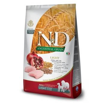 N&D Low Grain Senior Medium & Maxi chicken & pomegranate 12 kg