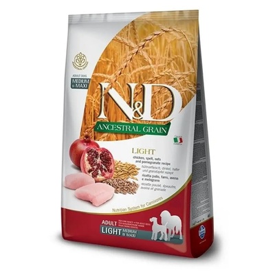 N&D Low Grain Senior Medium & Maxi chicken & pomegranate 12 kg