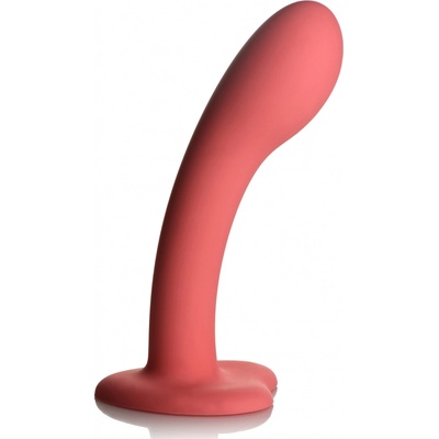 Simply Sweet G Spot Silicone Dildo 7" Pink