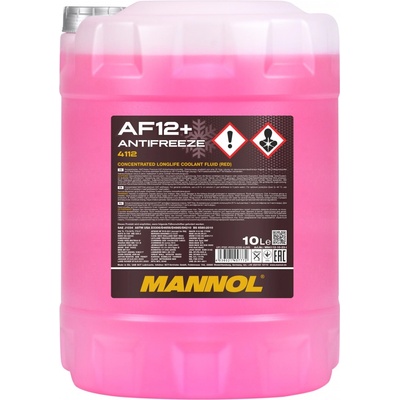 Антифриз концентрат MANNOL Antifreeze AF12+ Longlife (-76C) 10л (Antifreeze AF12+ Longlife 10L)