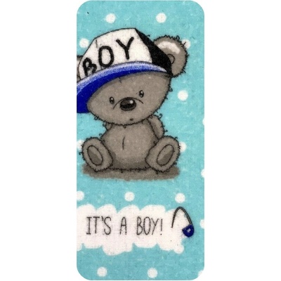 Ega Kids Flanelová plienka modrý medvedík