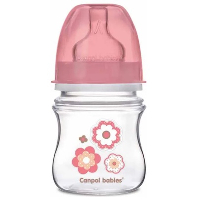 Canpol babies Антиколик шише Canpol - Newborn Baby, 120 ml, розово (35/216_pin)