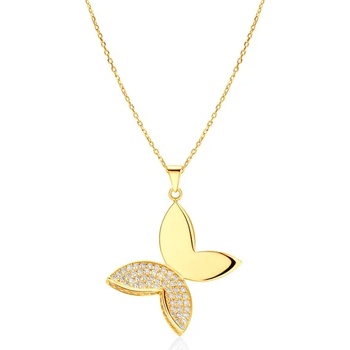 Image 1 of SAVICKI Колие с пеперуди Savicki: злато. диаманти