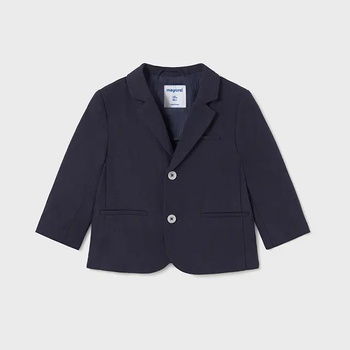 Mayoral Сако официално лен в морско син цвят за мини момче Майорал