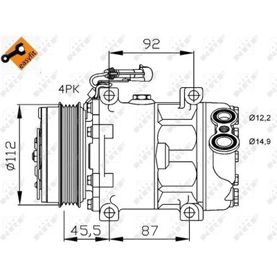 Kompresor, klimatizace NRF 32701