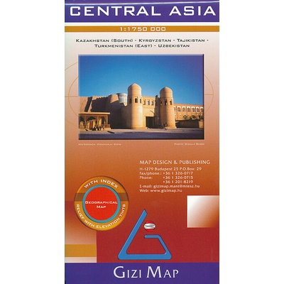 Gizi Map Algeria, Morocco, Tunisia, Geographical Map