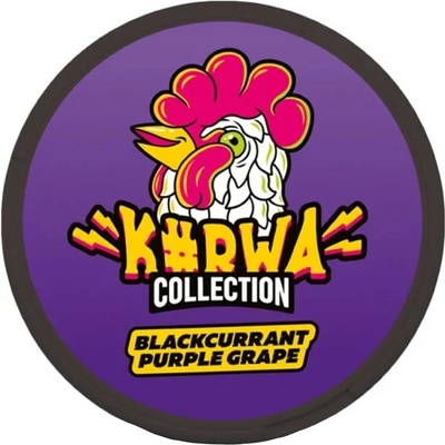 KURWA nikotínové vrecká collection blackcurrant purple grape 25 mg/g 18 vrecúšok
