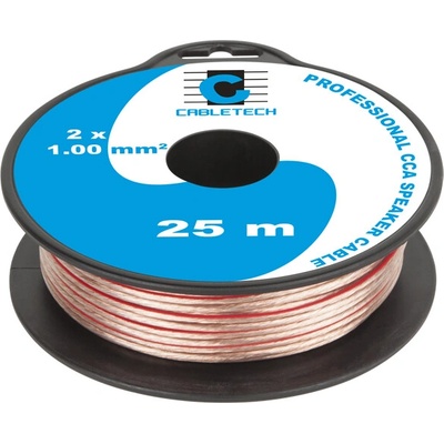 Cabletech Reproduktorový kabel 2x1,00mm CCA 25m