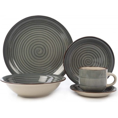 Banquet jídelní Spiral Blue 30 ks – Zboží Dáma