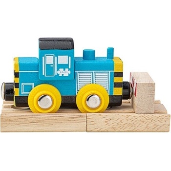 Bigjigs Dřevěný vláček Shunter