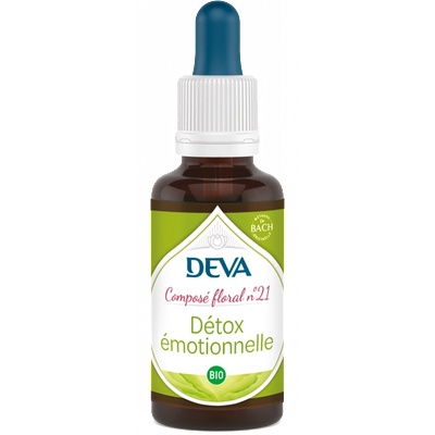 Deva Емоционален детокс, флорални есенции, капки по метода на Бах №21, 30 ml | Deva (775479 (152062))