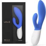  G-точка и клиторен вибратор, усетете движенията, 20см. - Ina Wave 2 Blue (LELO008489)