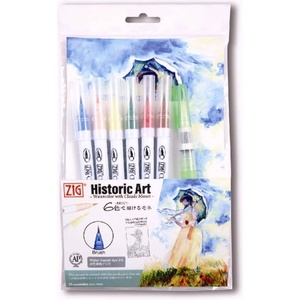 ZIG Специален комплект ZIG Clean Color Real Brush (WM-21/RB6V)