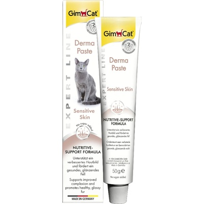 GimCat 50г GimCat Derma Paste, допълваща храна за котки