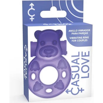 Image 1 of Casual Love Vibrating Ring Purple