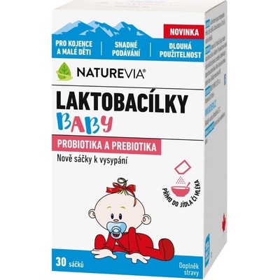 Swiss NatureVia Laktobacílky baby 30 sáčků
