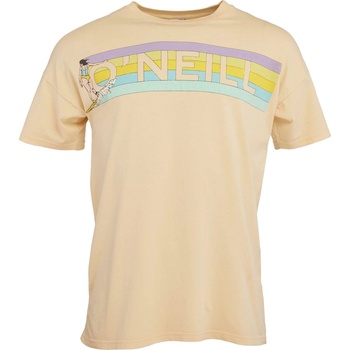 O'Neill Dámske tričko CONNECTIVE GRAPHIC LONG TSHIRT béžová
