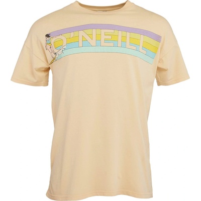 O'Neill Dámske tričko CONNECTIVE GRAPHIC LONG TSHIRT béžová