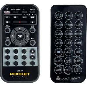 GENERAL Soundmaster mcd400 - дистанционно управление дубликат (mcd400) Дистанционно