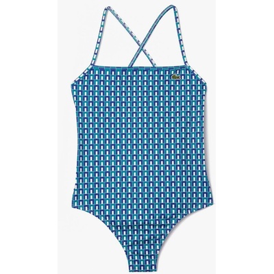 Lacoste Robert George Print One-Piece Swimsuit - Multi colour