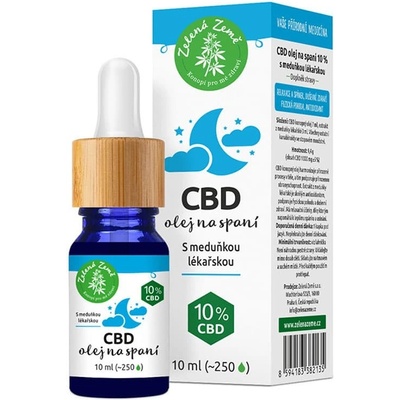 Zelená Země CBD kapky na spaní 10 ml