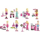 Mega Bloks Micro Barbie figurky, set 12 ks 80207
