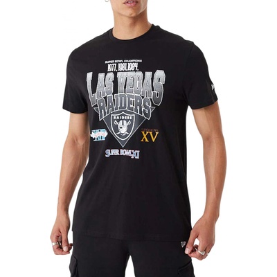 New Era Las Vegas Raiders Wordmark T-Shirt černá
