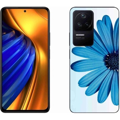 Pouzdro mmCase Xiaomi Poco F4 - modrá kopretina