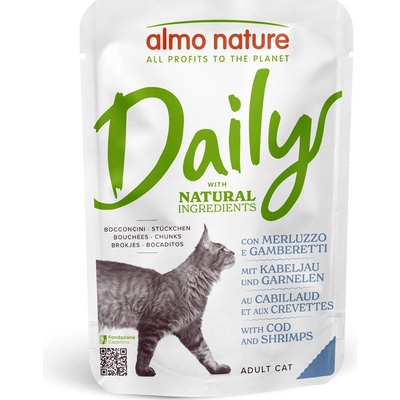 Almo Nature Daily Menu treska a krevety 70 g