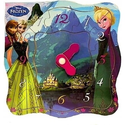 Puzzle Brimarex Ľadové kráľovstvo Drevené hodiny