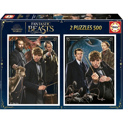 Educa - Puzzle 2x500 Fantastic Beasts - 500 piese