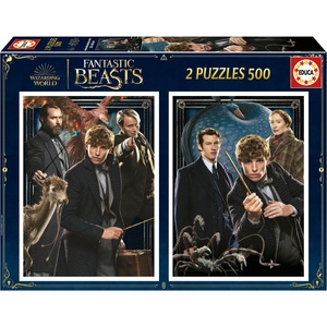 Educa - Puzzle 2x500 Fantastic Beasts - 500 piese