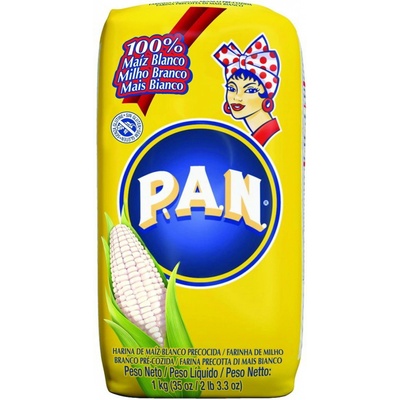 P.A.N. predvarená biela kukurica z múky 1 kg