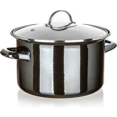 BANQUET hrnec + skl.poklice pr.24cm 3,7l METALLIC Black
