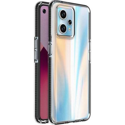 HQWear Силиконов кейс Spring Case за Realme 9 Pro+ / Realme 9, с черна рамка (9145576265130)