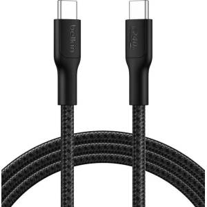 Belkin Кабел Belkin BoostCharge Pro 240W USB-C към USB-C, 2М, Черен (CAB025hq2MBK)