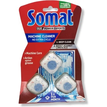 Somat таблетки за почистване на съдомиялна машина, 3 броя