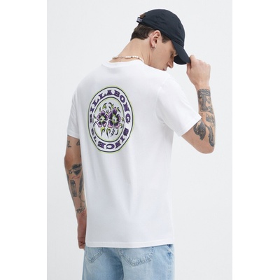 Billabong Памучна тениска Billabong в бяло с принт ABYZT02264 (ABYZT02264)