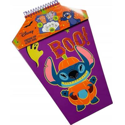 DISNEY LILO & STITCH HALLOWEEN omaľovánkanálepky a šablóny
