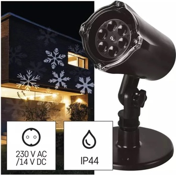 Image 1 of EMOS dcpc02 - Коледен led прожектор, ip44, снежинки, 230v /zy1936/ (dcp02)