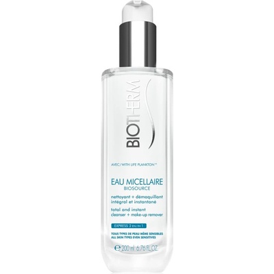 Biotherm Biosource Eau Micellaire мицеларна почистваща вода за всички видове кожа, включително и чувствителна 200ml