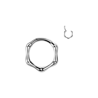 Šperky4U Ocelový piercing segment kruh SG135-1208