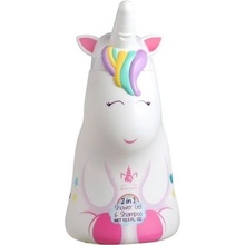 AIRVAL Unicorn 2D Detský sprchovací gél a šampón 400 ml