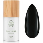 NaniNails Simly Pure гел лак за нокти с използване на UV/LED лампа цвят True Black 5ml