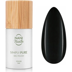NaniNails Simly Pure гел лак за нокти с използване на UV/LED лампа цвят True Black 5ml