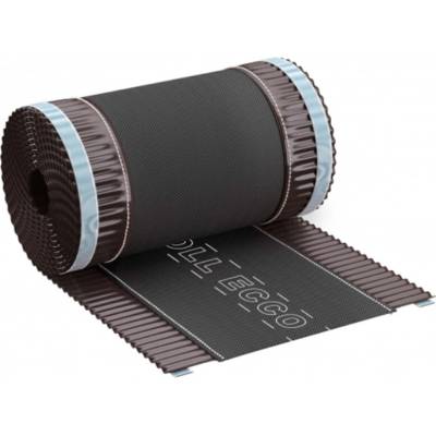 Eurovent Roll Ecco Hliníkový hrebeňový pás 24 cm x 5 m RAL 8017 hnedá