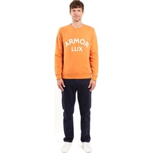 Armor Lux Bavlnená mikina s potlačou Armor Lux Heritage Sweatshirt Rusty