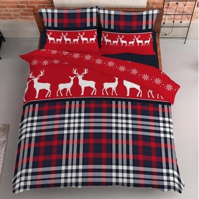 Liente obliečky zimné Blue Deer 2 Flanel 70x90 140x200